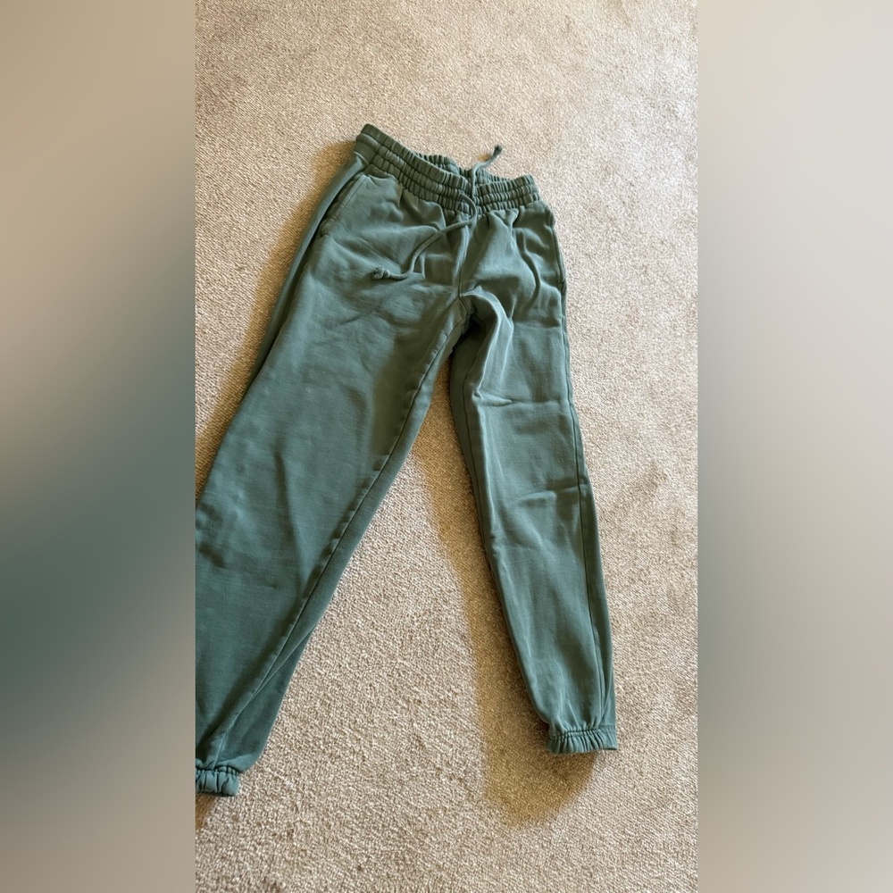 TNA Green Jogger Pants